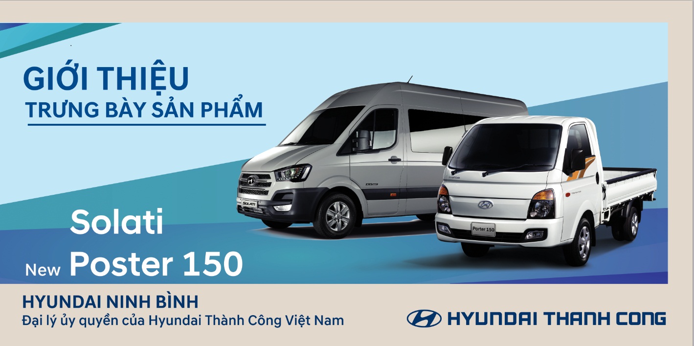 TRƯNG BÀY SẢN PHẨM HYUNDAI PORTER H150